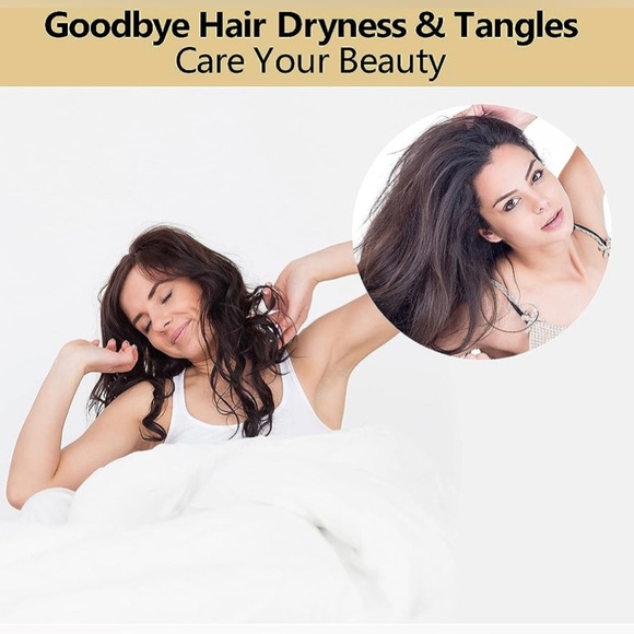 NWT Adjustable Silk Satin Bonnet for Sleeping: Night Sleep Cap Turban - Picture 3 of 6